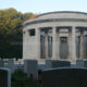 World War One Ploegsteert Memorial and Hyde Park Corner Cemetery - dolly shot real time