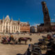 Bruges Grand-Place : the Market Square, historic and touristic hot spot - static time lapse