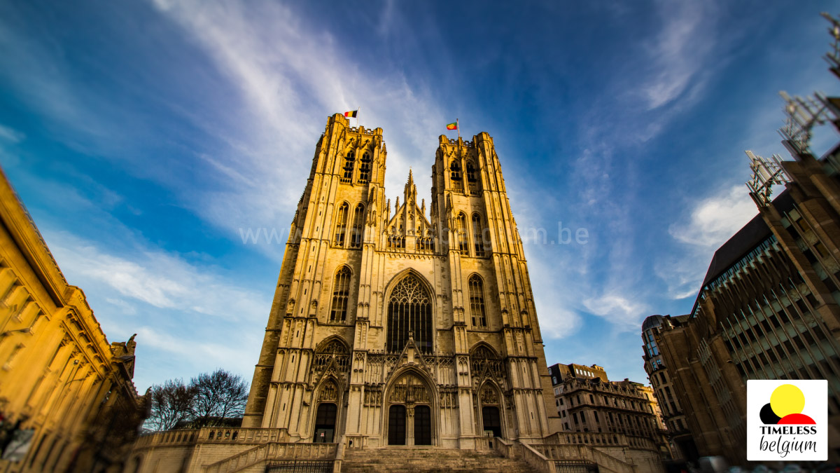 Brussels Saints Michael and Gudula cathedral