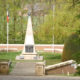 Battle of Kemmel Hill 1918 :  the World War One French Memorial and Ossuary - dolly shot real time