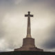 Messines Ridge British (New Zealand) cemetery cross of sacrifice - static time lapse