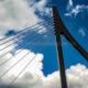 Suspension cable bridge in Kortrijk : shape, structure and design - static time lapse