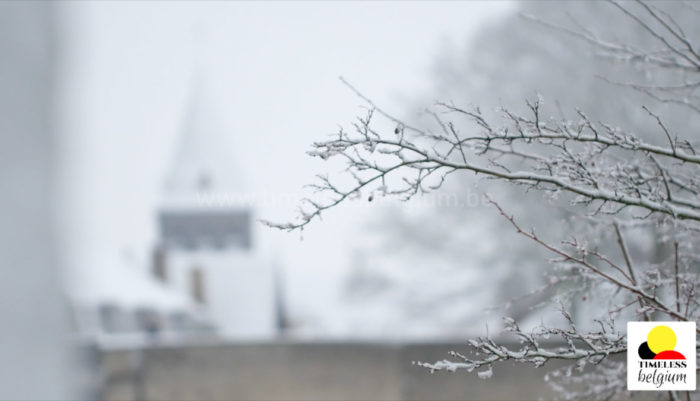 Winter landscape Belgium