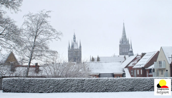 skyline Ypres in winter