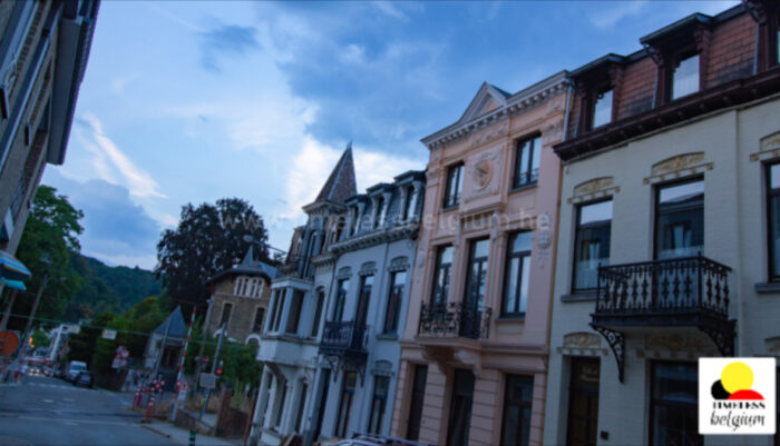 Typical street of Spa