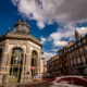 Spa in the belgian Ardennes : Pouhon Pierre le Grand building time lapse - static time lapse