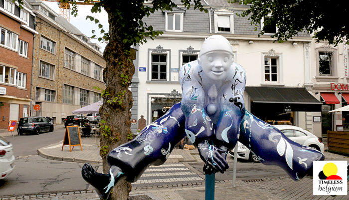 Art in the streets of Spa : Pierrot revisited