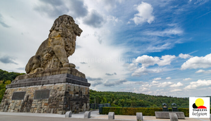 The Lion statue of La Gileppe Dam