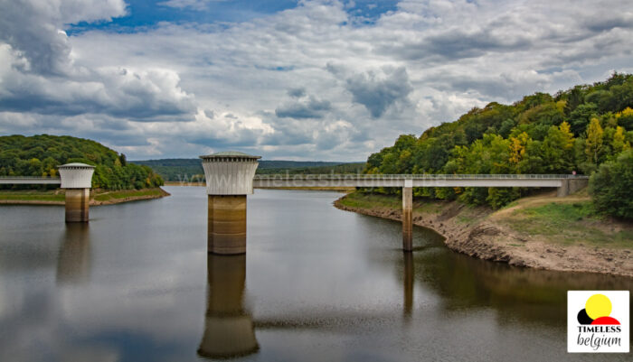 La Gileppe Dam water level