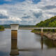 Heat and drought in late summer : La Gileppe Dam low water level - static time lapse