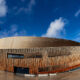 Wallonia Conference Centre of Mons : building of the 21th century - static time lapse