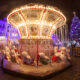 Carousel in motion :  Mons enlightened Grand-Place enchantment - static time lapse