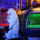 Funny polar bear decoration for Mons Christmas Winter Garden - static real time