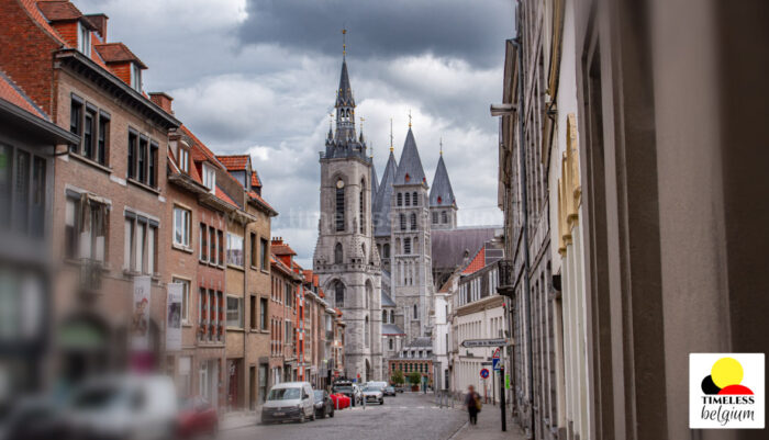 Tournai belfry and cathedral