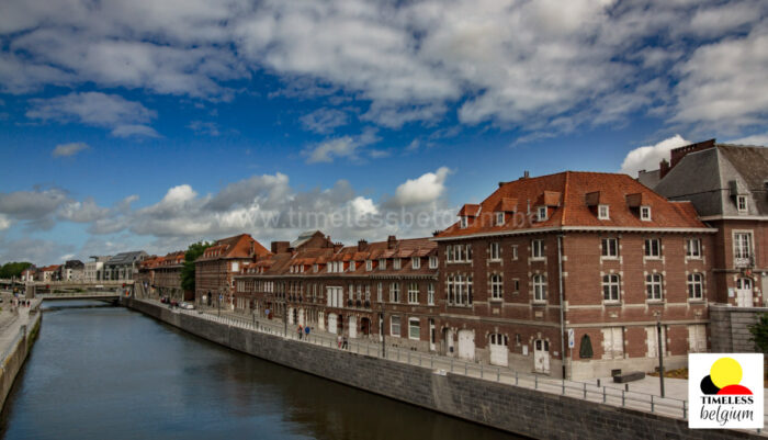 Scheldt river in Tournai