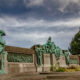 War memorial dedicated to Belgian Army and victims of Tournai city - static time lapse