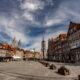 Tournai Grand-Place’s Unesco listed belfry and Our Lady’s cathedral - static time lapse