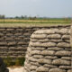 Trench of Death in Diksmuide  :  major historic site of World War One - dolly shot real time