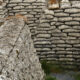 Sandbag alignments of Diksmuide’s Dodengang restored trenches - dolly shot real time