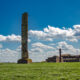 Remains of First World War : the observatory tower of Ramskapelle - motion time lapse