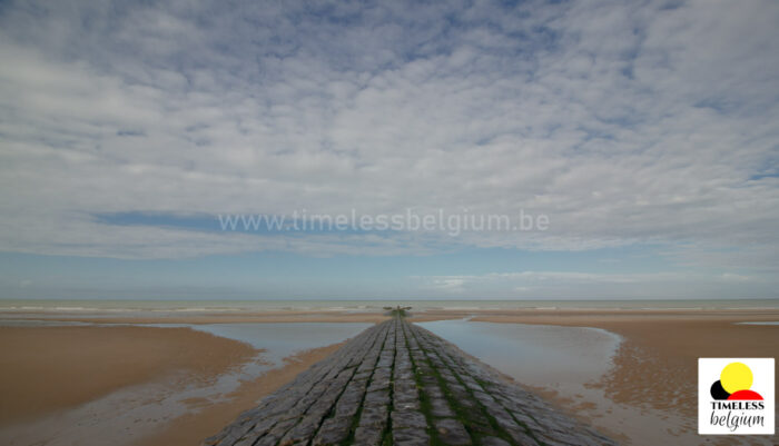 Scenery of Belgium coastline