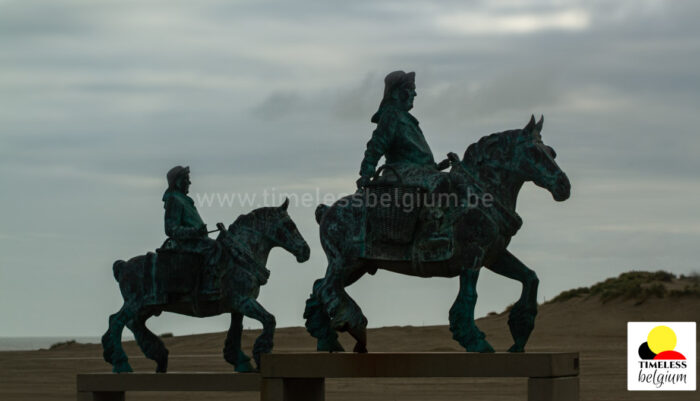 Representation of the Oostduinkerke horseback fishermen