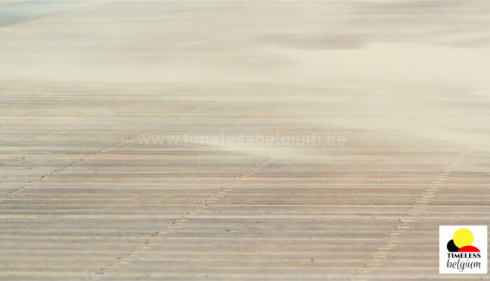 Sand blown on the belgian coast