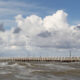 Gem of the Belgian Coast : high tide in Nieuwpoort harbour channel - static real time