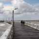 Maybe the most beautiful sea landscape of the Belgium coastline - pan/tilt shot real time