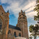 The oldest church of Bruges : the elegant Sint Salvator’s cathedral - static time lapse