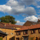 The ochre colours of the South in the picturesque village of Torgny - static time lapse