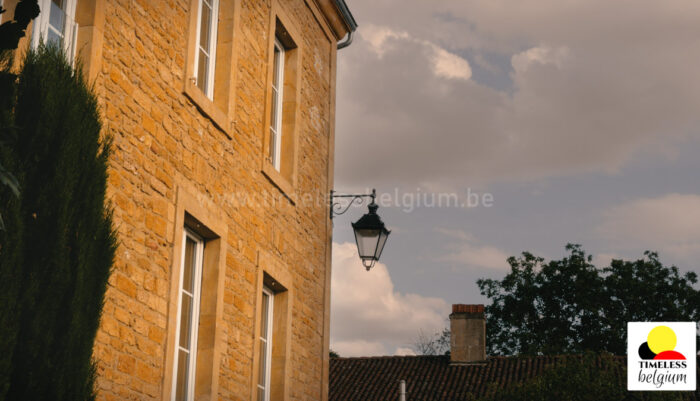 Torgny village street scene