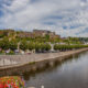 Top destination in belgian Ardennes : the medieval town of Bouillon - static time lapse