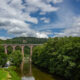 The stylish viaduct of Herbeumont : a top location for nature lovers - static time lapse
