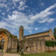 Exceptional heritage of Wallonia : the old and the new Orval Abbey - static time lapse